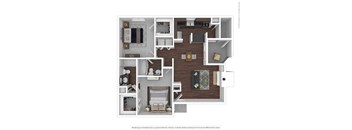 B1 Floor Plan at Infinity on the Mark, Texas, 75243
